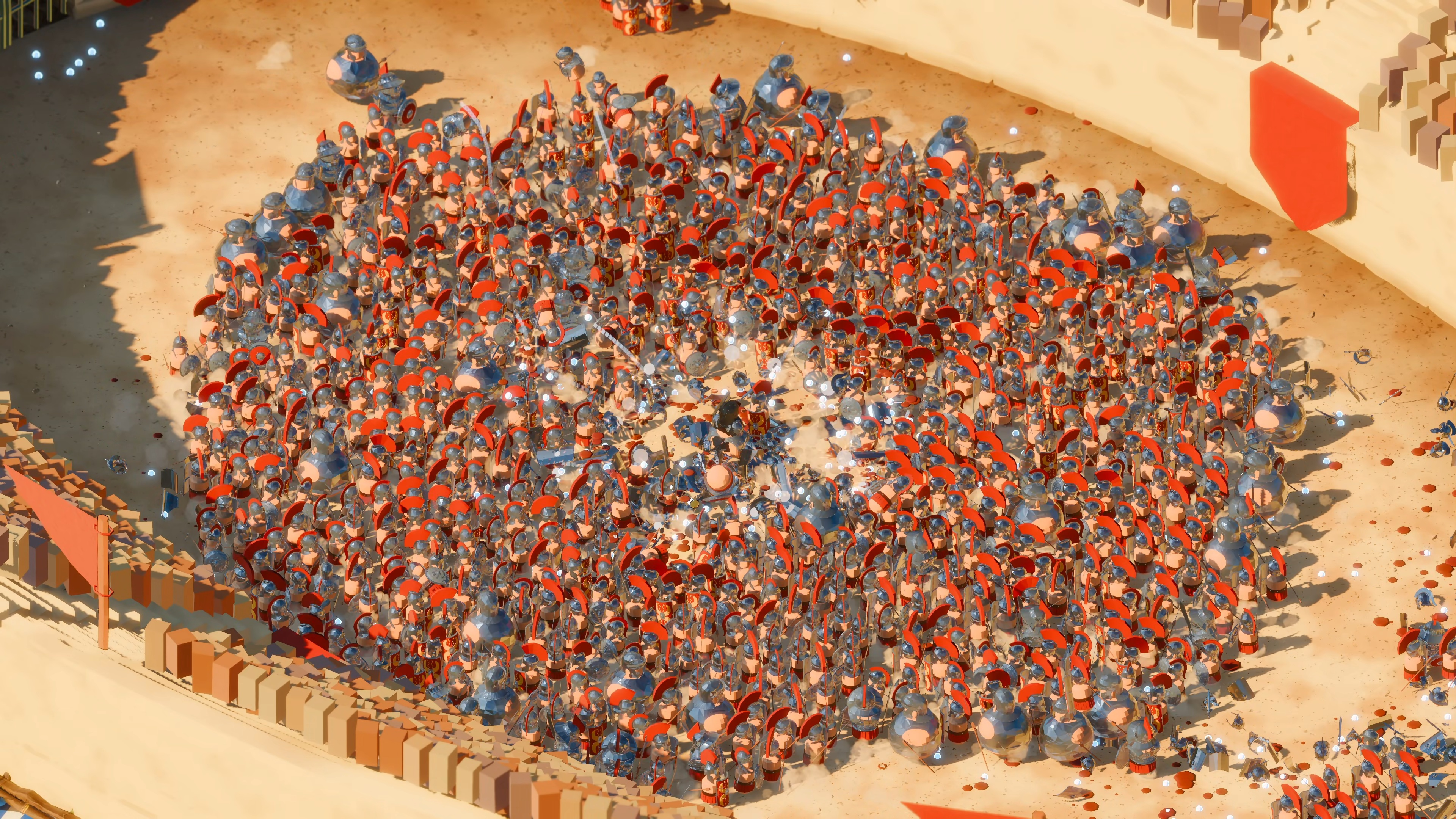 Mini Gladiators 4K arena chaos screenshot
