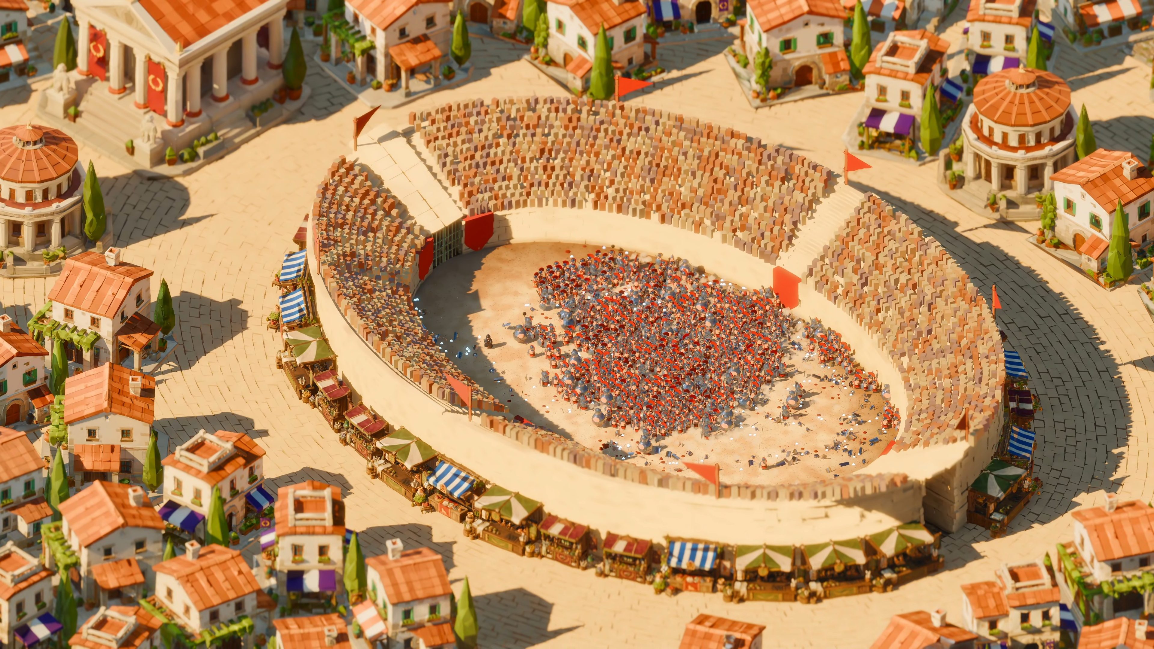 Mini Gladiators 4K gladiator crowd screenshot